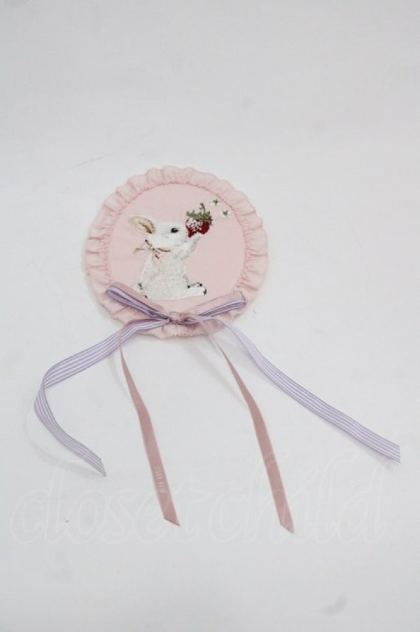 画像1: PINK HOUSE / スイーツスプリングバニーワッペンブローチ  ピンク I-25-11-12-112-LO-ZA-SA-ZI (1)