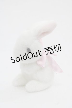 画像: PINK HOUSE / スイーツスプリングバニーぬいぐいるみコサージュ  白Ｘピンク I-25-11-12-113-LO-ZA-SA-ZI
