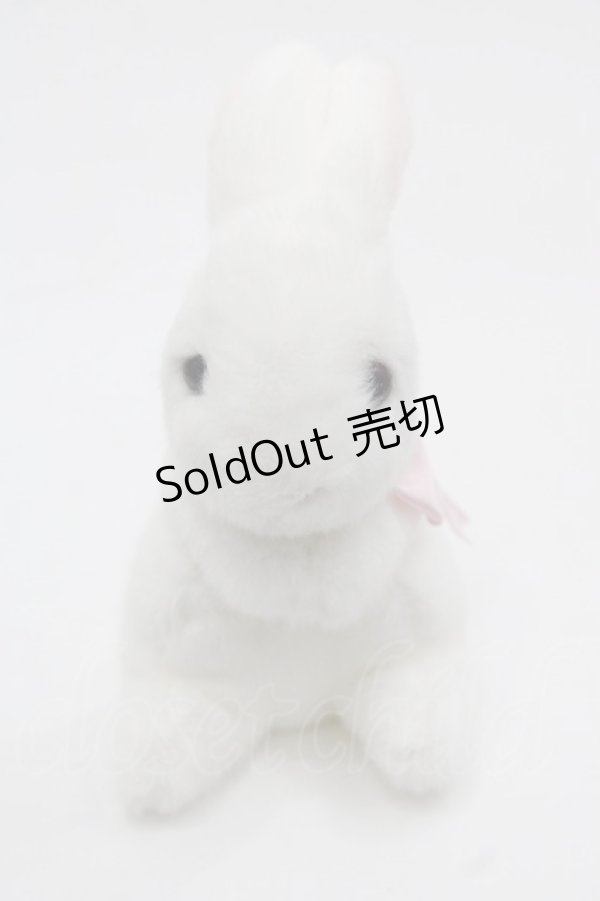 画像3: PINK HOUSE / スイーツスプリングバニーぬいぐいるみコサージュ  白Ｘピンク I-25-11-12-113-LO-ZA-SA-ZI (3)