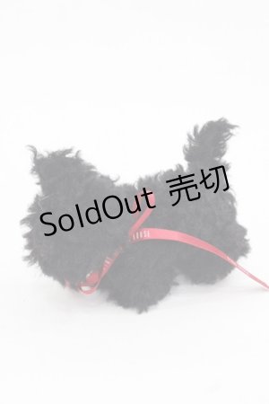 画像: PINK HOUSE / スコッチテリアぬいぐるみコサージュ  黒 I-25-11-12-114-LO-ZA-SA-ZI