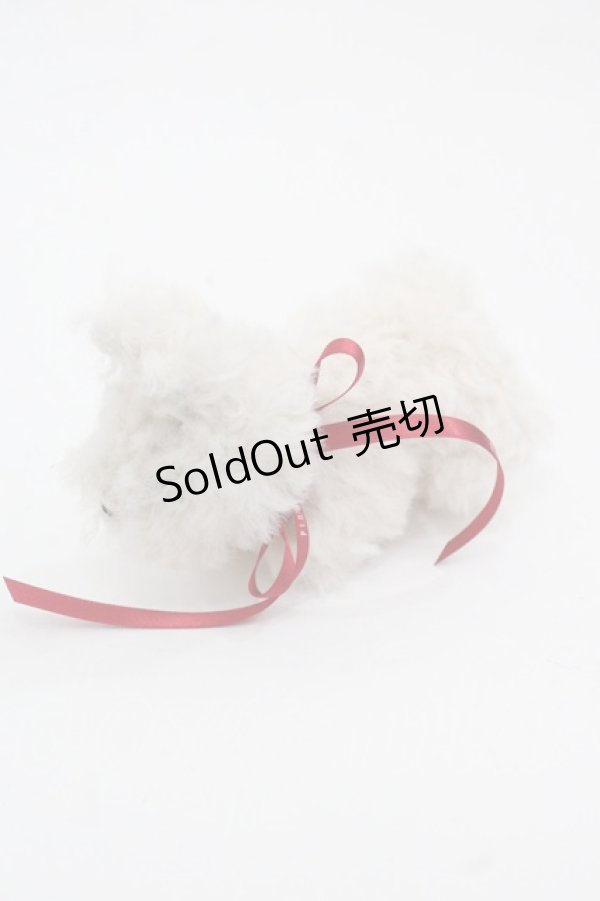 画像1: PINK HOUSE / スコッチテリアぬいぐるみコサージュ  ベージュ I-25-11-12-115-LO-ZA-SA-ZI (1)