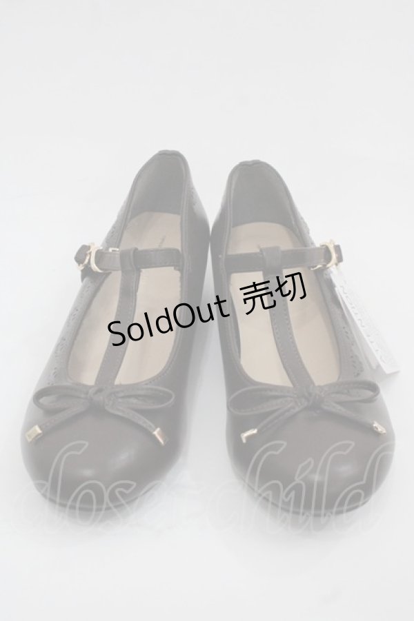 画像1: m petit by misako / 防水パンプス M ブラウン I-25-11-12-121-LO-SH-SA-ZI (1)