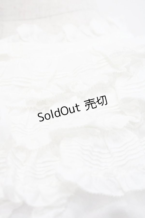 画像4: PINK HOUSE / フリル襟付きローンブラウス  白 I-25-11-12-013-LO-BL-SA-ZI (4)