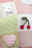 画像4: PINK HOUSE / スイーツスプリングバニーパッチワークニットカーディガン  ピンク I-25-11-12-014-LO-TO-SA-ZI (4)
