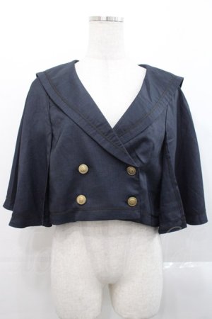 画像: Kurumi Collaboration / マリンアカデミアケープ S ネイビー I-25-11-12-016-LO-JA-SA-ZI