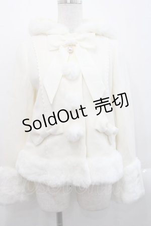 画像: Angelic Pretty / Princess Catコート  白 I-25-11-12-021-AP-CO-SA-ZI