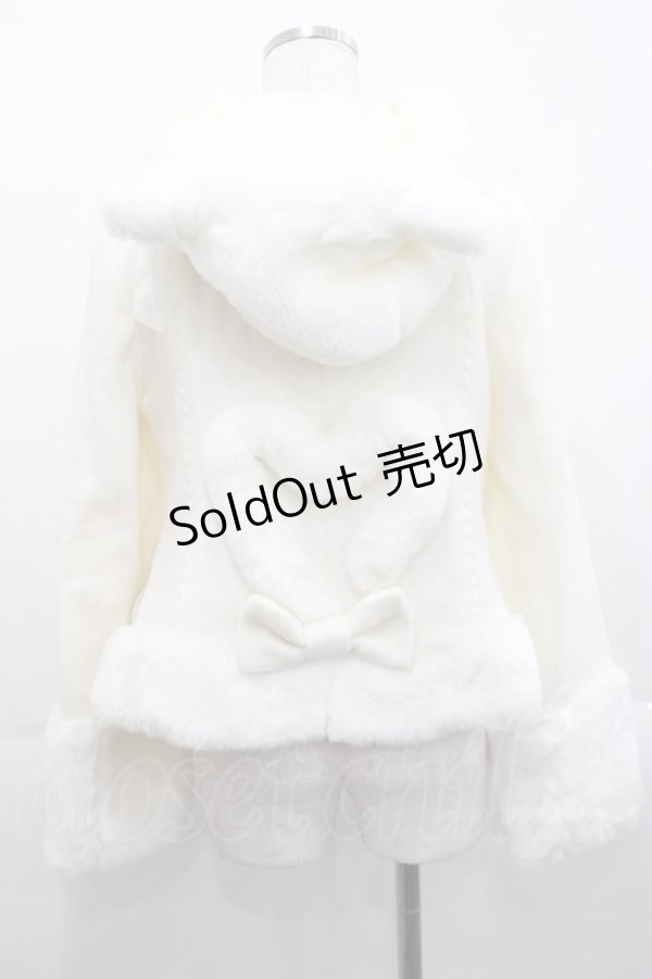 画像2: Angelic Pretty / Princess Catコート  白 I-25-11-12-021-AP-CO-SA-ZI (2)