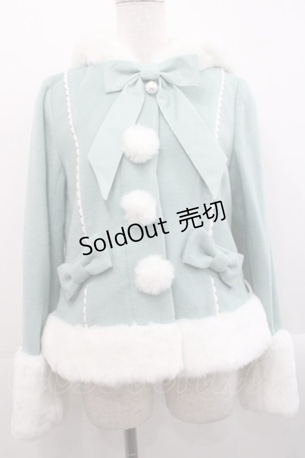 画像1: Angelic Pretty / Princess Catコート  ミント I-25-11-12-023-AP-CO-SA-ZI (1)