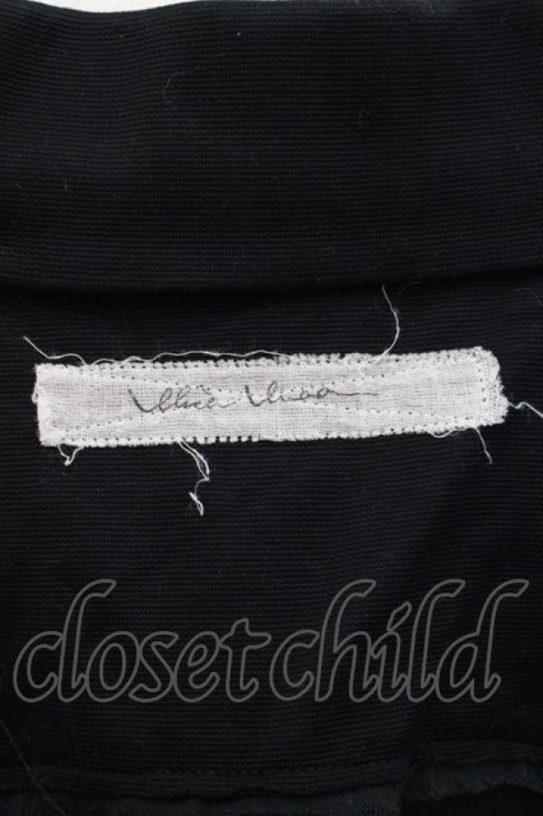 alice auaa / ストライプシフォンショートジャケット 3 黒 I-25-11-12