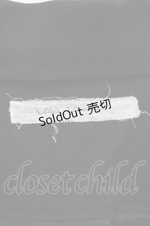 画像3: alice auaa / ストライプシフォンショートジャケット 3 黒 I-25-11-12-025-AA-JA-SA-ZI (3)