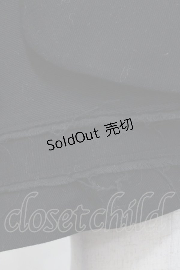 画像4: alice auaa / ストライプシフォンショートジャケット 3 黒 I-25-11-12-025-AA-JA-SA-ZI (4)