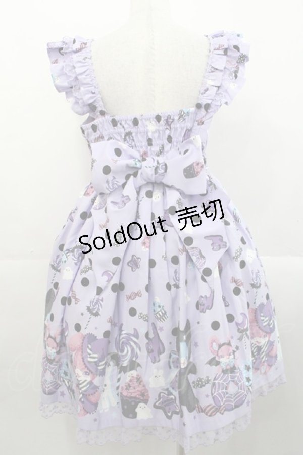 画像2: Angelic Pretty / Happy Treat Partyジャンパースカート  ラベンダー I-25-11-12-026-AP-OP-SA-ZI (2)