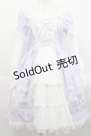 画像: BABY,THE STARS SHINE BRIGHT / 雪の女王〜スノードームに秘めた「永遠」のカケラ〜柄ワンピース  ラベンダー I-25-11-14-029-BA-OP-SA-ZI