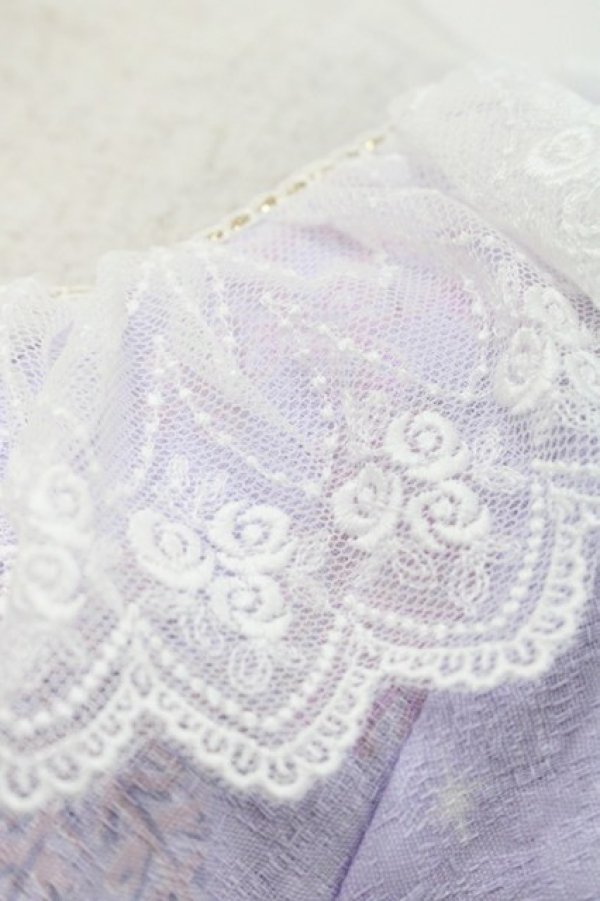 画像5: BABY,THE STARS SHINE BRIGHT / 雪の女王〜スノードームに秘めた「永遠」のカケラ〜柄ワンピース  ラベンダー I-25-11-14-029-BA-OP-SA-ZI (5)