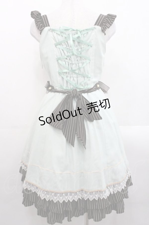 画像2: BABY,THE STARS SHINE BRIGHT / Margarethaジャンパースカート  若草 I-25-11-14-031-BA-OP-SA-ZI (2)