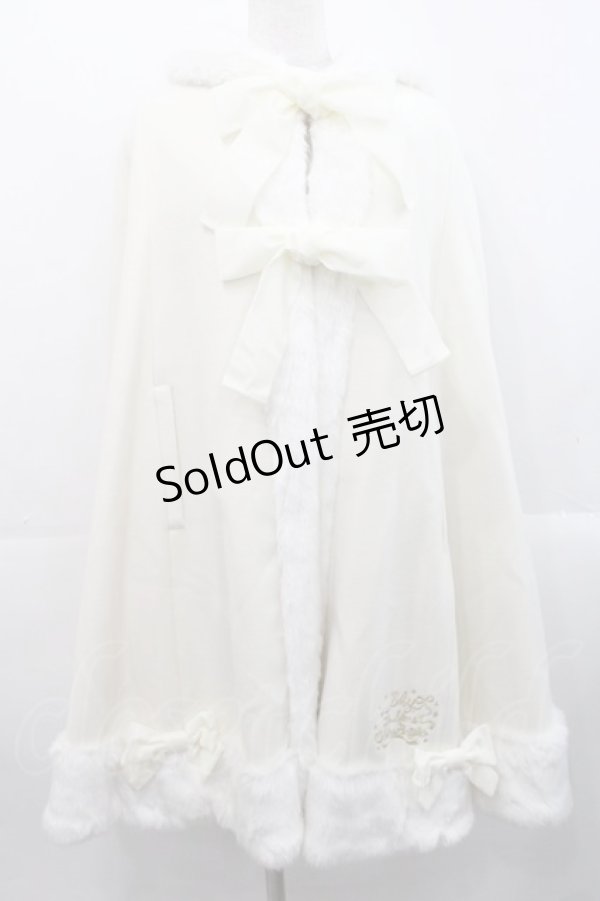 画像1: BABY,THE STARS SHINE BRIGHT / 雪の女王マントII  白 I-25-11-14-024-BA-JA-SA-ZI (1)
