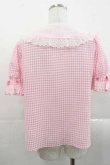 画像2: Angelic Pretty / ギンガムはしごレースブラウス  ピンクチェック I-25-11-15-003-AP-BL-SA-ZI (2)