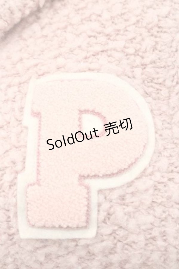 画像3: PINK HOUSE / Ｐロゴワッペン付きフードカーディガン  ピンク I-25-11-15-028-LO-TO-SA-ZI (3)