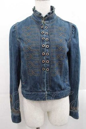 画像: Jane Marple / デニムナポレオンジャケット M インディゴ I-25-11-15-031-JM-JA-SA-ZI