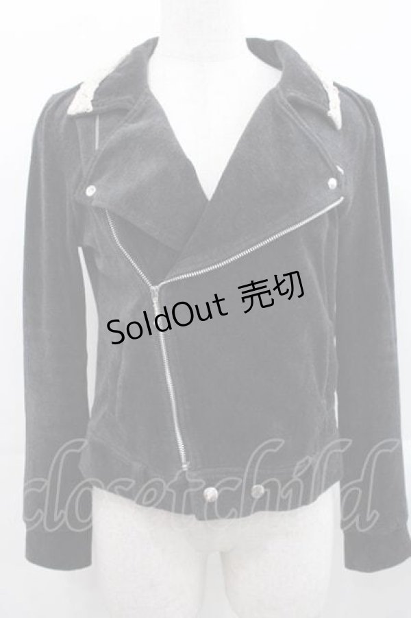 画像1: Jane Marple / ベロアライダース M ブラック I-25-11-15-032-JM-JA-SA-ZI (1)