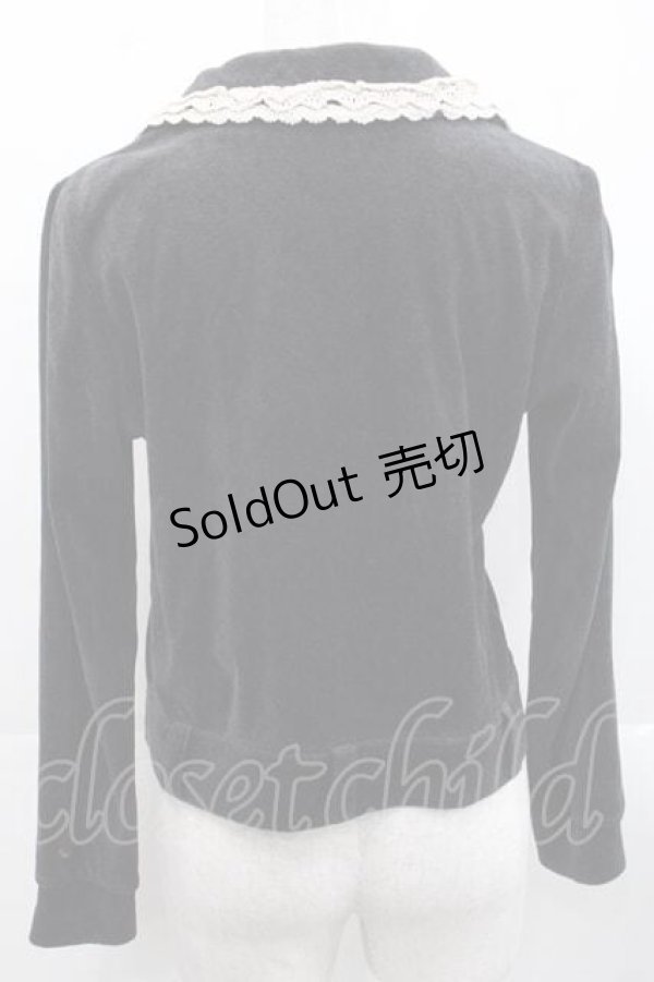 画像2: Jane Marple / ベロアライダース M ブラック I-25-11-15-032-JM-JA-SA-ZI (2)