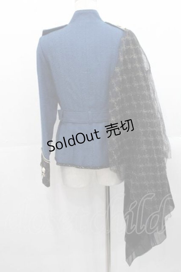 画像2: ALICE and the PIRATES / 星の煌めきと希望の光ジャケット  ネイビーＸ黒 I-25-11-15-033-PA-JA-SA-ZI (2)