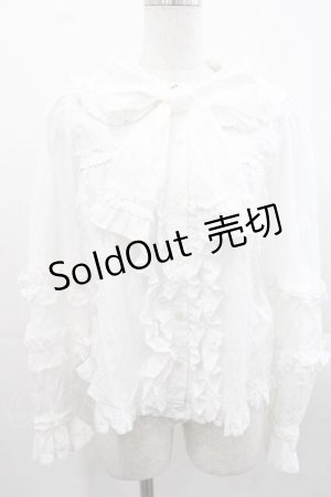 画像: Angelic Pretty / Charming Frillブラウス(無地)  白 I-25-11-15-004-AP-BL-SA-ZI