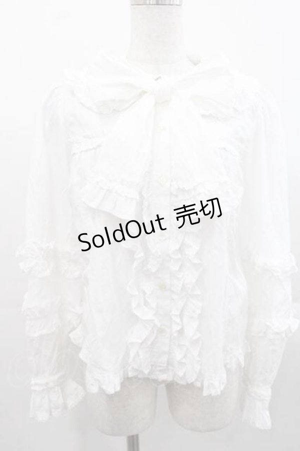 画像1: Angelic Pretty / Charming Frillブラウス(無地)  白 I-25-11-15-004-AP-BL-SA-ZI (1)