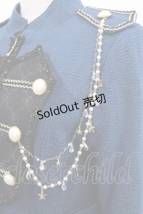 画像5: ALICE and the PIRATES / 星の煌めきと希望の光ジャケット  ネイビーＸ黒 I-25-11-15-033-PA-JA-SA-ZI (5)