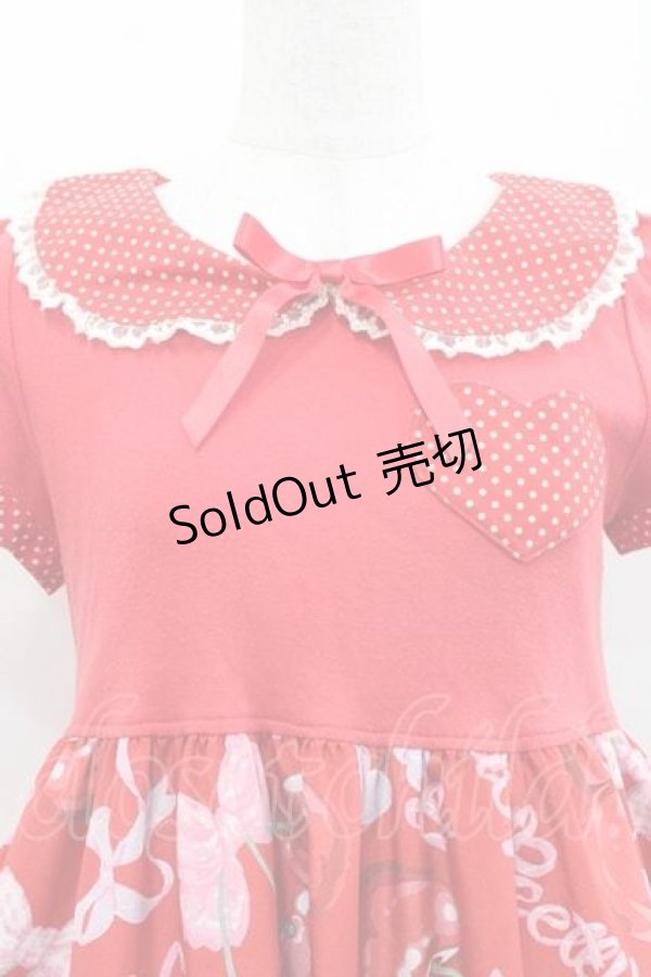 画像3: Angelic Pretty / Wrapping Cherryカットワンピース  赤 I-25-11-15-034-AP-OP-SA-ZI (3)