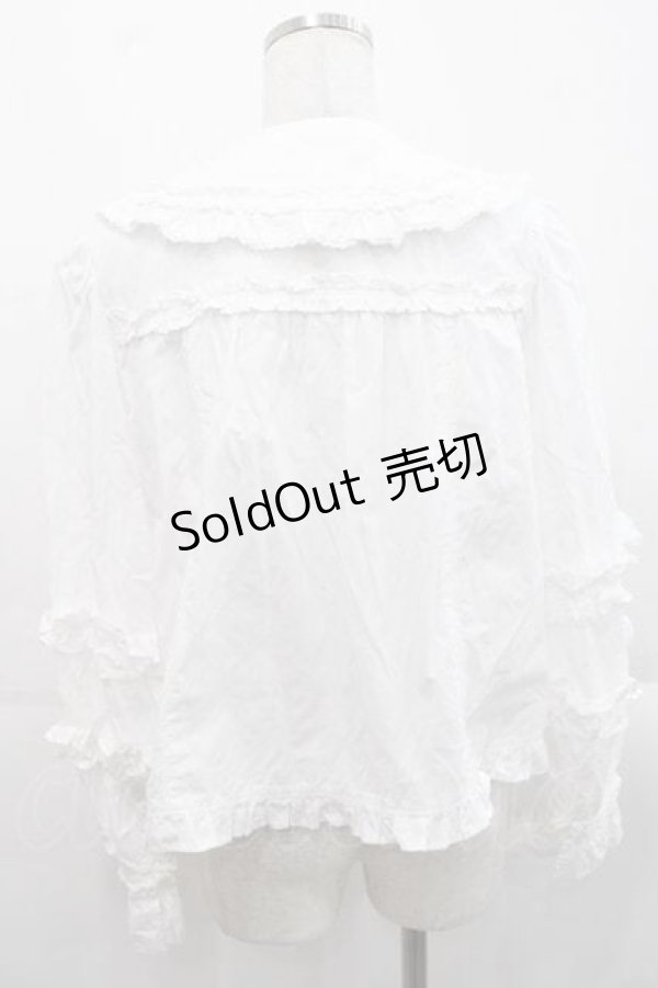 画像2: Angelic Pretty / Charming Frillブラウス(無地)  白 I-25-11-15-004-AP-BL-SA-ZI (2)