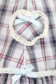 画像5: Angelic Pretty / Cute Heartジャンパースカート(タータン)  ブルーチェック I-25-11-15-038-AP-OP-SA-ZI (5)
