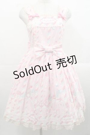 画像: Angelic Pretty / Sugary Carnivalジャンパースカート  ピンク I-25-11-15-043-AP-OP-SA-ZI