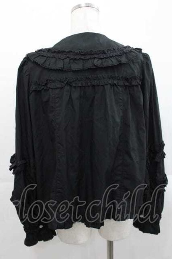 画像2: Angelic Pretty / Charming Frillブラウス(無地)  黒 I-25-11-15-005-AP-BL-SA-ZI (2)