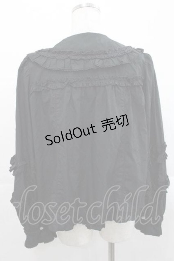 画像2: Angelic Pretty / Charming Frillブラウス(無地)  黒 I-25-11-15-005-AP-BL-SA-ZI (2)