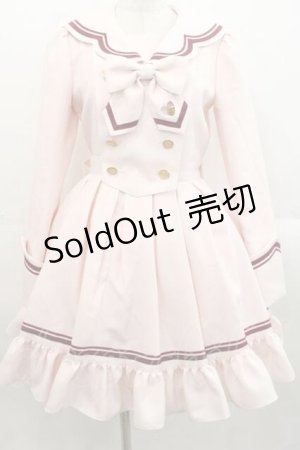 画像: funny fairy / シャンティーセーラーワンピース  ピンク I-25-11-15-048-LO-OP-SA-ZI