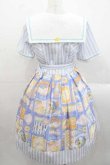 画像2: MISS POINT（海外ロリータブランド） / レモン&コスモスワンピース  青Ｘ白 I-25-11-15-050-LO-OP-SA-ZI (2)
