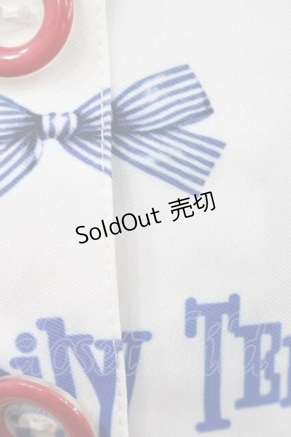 画像5: Emily Temple cute / トリプルRIBBONワンピース  白ｘ青ｘ赤 I-25-11-15-051-ET-OP-SA-ZI (5)