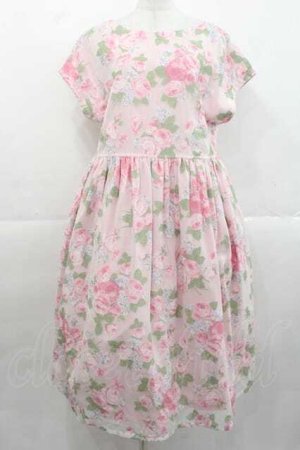 画像: Jane Marple Dans Le Salon / La vie en roseタブリエドレス  ピンク I-25-11-15-055-JM-OP-SA-ZI