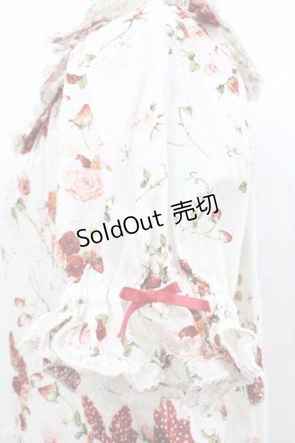 画像3: PINK HOUSE / リボンブーケプリントミディワンピース  アイボリー I-25-11-15-068-LO-OP-SA-ZI (3)