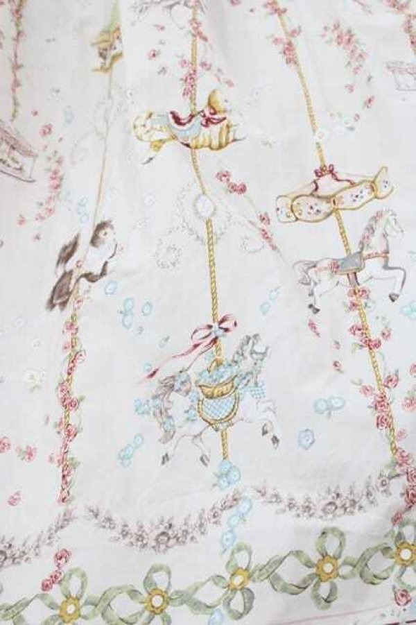 PINK HOUSE / メリーゴーラウンドプリントミディワンピース ピンク I