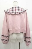 画像2: Angelic Pretty / タータンチェックレッスン付け襟プルオーバー  ピンク I-25-11-15-009-AP-TO-SA-ZI (2)