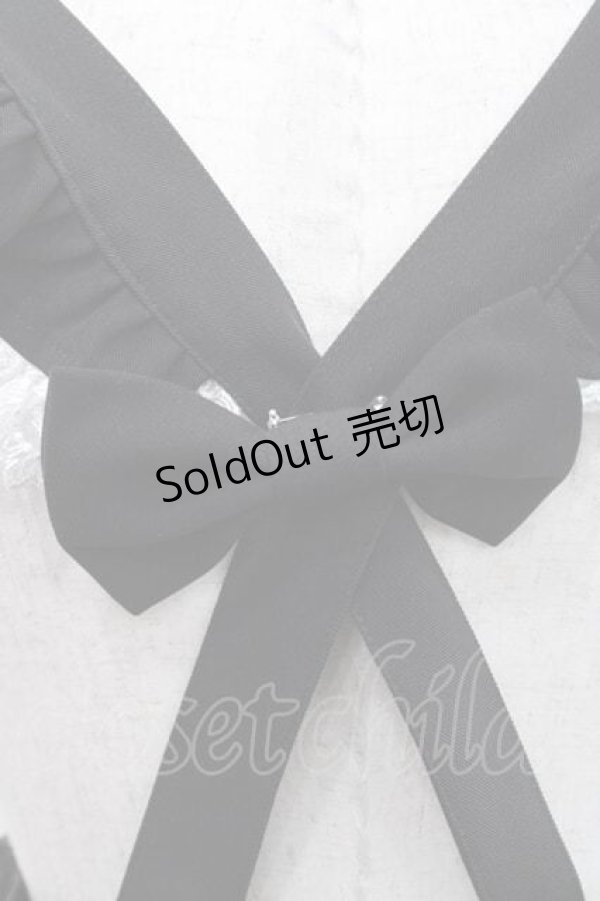 画像3: DearMyLoveEmily / ミルフィーユフリルスカート M 黒Ｘ白 I-25-11-15-079-LO-SK-SA-ZI (3)