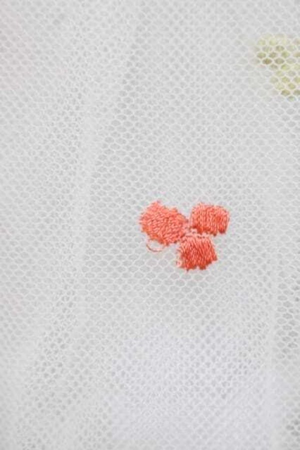 画像4: Jane Marple Dans Le Salon / 刺繍チュールスカート  ベージュ I-25-11-15-080-JM-SK-SA-ZI (4)