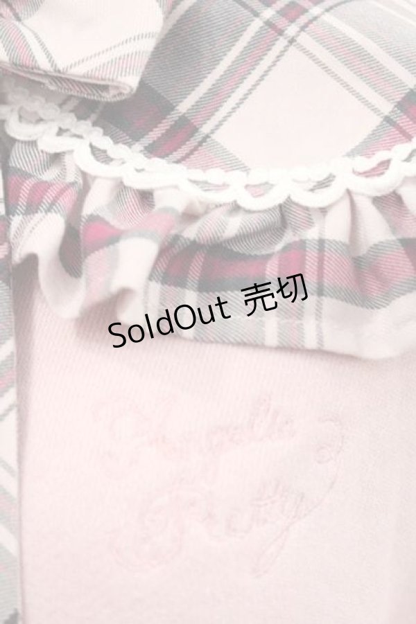 画像3: Angelic Pretty / タータンチェックレッスン付け襟プルオーバー  ピンク I-25-11-15-009-AP-TO-SA-ZI (3)