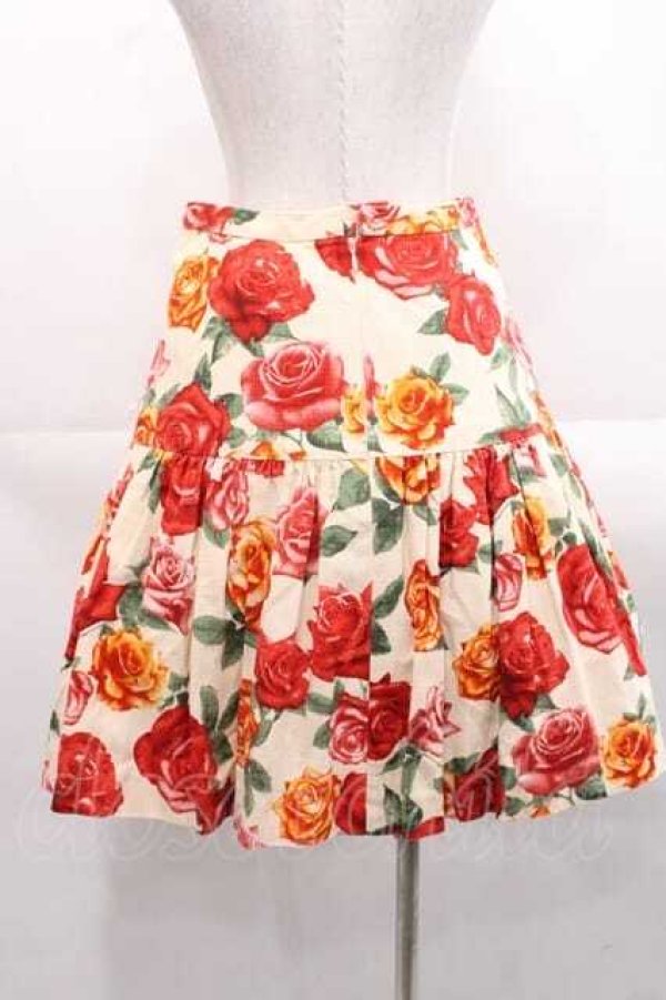 画像2: Jane Marple Dans Le Salon / ローズ切替スカート  アイボリー I-25-11-15-082-JM-SK-SA-ZI (2)