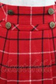 画像3: Jane Marple / チェックスカート M レッド I-25-11-15-083-JM-SK-SA-ZI (3)