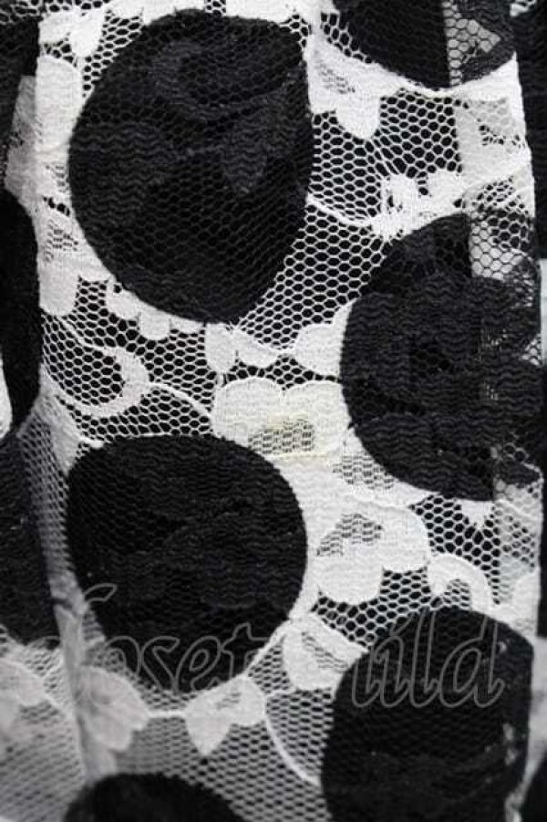 画像3: BPN / ドットレーススカート  黒Ｘ白 I-25-11-15-085-GO-PA-SA-ZI (3)