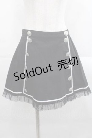 画像: PUTUMAYO / フロントボタンスカート  黒Ｘ白 I-25-11-15-086-PT-SK-SA-ZI