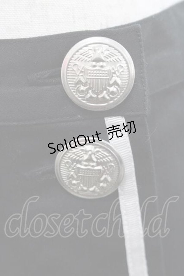 画像3: PUTUMAYO / フロントボタンスカート  黒Ｘ白 I-25-11-15-086-PT-SK-SA-ZI (3)